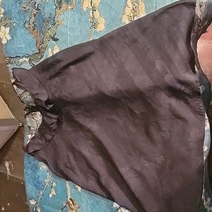 Wet Seal, XL, dark blue and black pattern top.